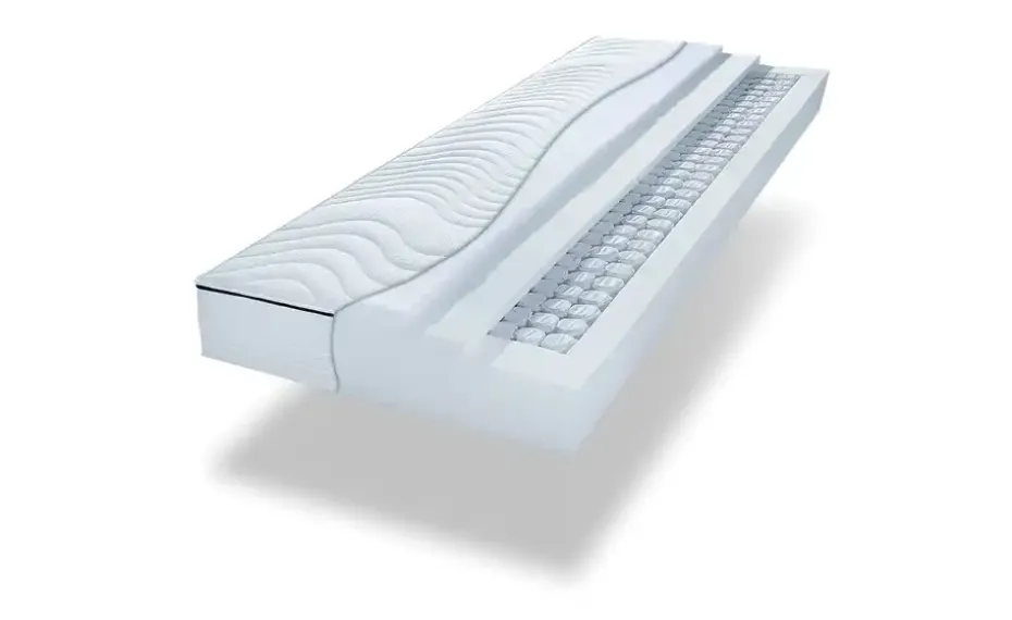 IRISETTE 7-Zonen Tonnentaschenfederkern-Matratze Irisette Fehmarn TFK 500 | H2, 90 cm