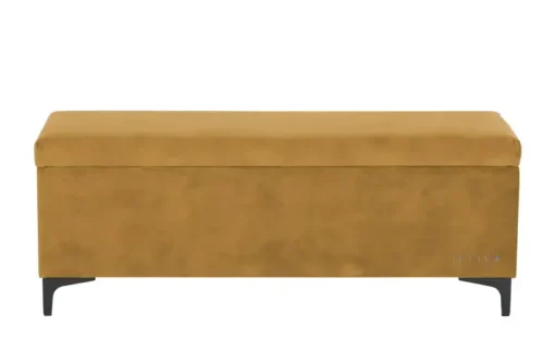 Jette Home Bettbank mit Stauraum Jette Patch | Goldgelb