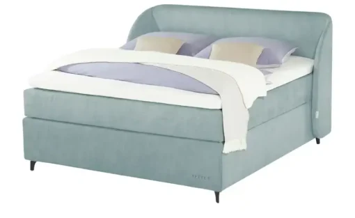 Jette Home Boxspringbett Jette Embrace | Eisblau, 160 cm