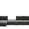Jette Home Ecksofa in Feincord Sila | Anthrazit, Cordstoff fein