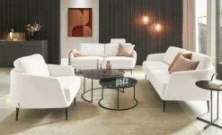 Jette Home Einzelsofa Polly | 2,5, Creme | Höffner