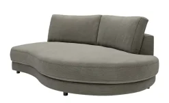 Jette Home Element Abschluss rund rechts in Feincord Sila | Grau, Cordstoff fein