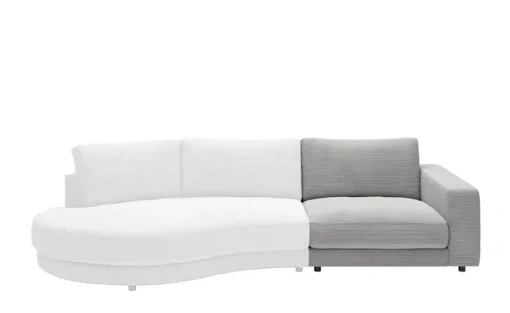 Jette Home Element Einsitzer Armlehne rechts in Cord Sila | Grau, Cordstoff