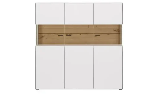 Jette Home Highboard Como | Weiß | Möbel Höffner