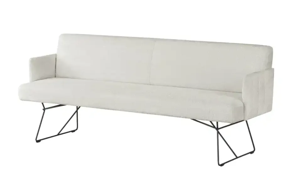 Jette Home Polsterbank Pacora | Weiß | Möbel Höffner