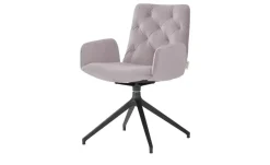 Jette Home Polsterstuhl drehbar Salo | Altrosa