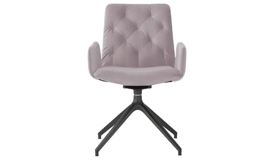 Jette Home Polsterstuhl drehbar Salo | Altrosa