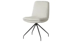 Jette Home Polsterstuhl Ferro | Weiß, Drehfunktion