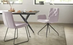 Jette Home Polsterstuhl Salo | Altrosa, Velours