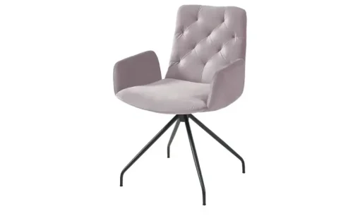 Jette Home Polsterstuhl Salo | Altrosa, Velours