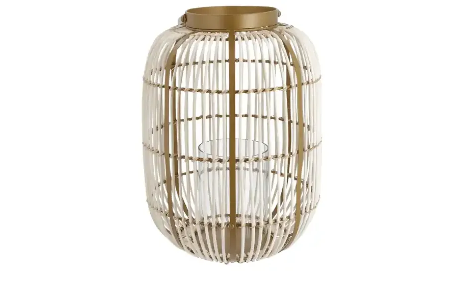 Jette Home Rattanlaterne | 46 cm | Möbel Höffner