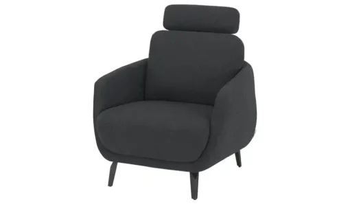 Jette Home Sessel aus Bouclé Jette About | Schwarz