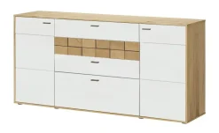 Jette Home Sideboard Laguna | Weiß, Eiche bianco
