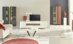 Jette Home Sideboard Pedra | Burgund, 190 cm | Höffner