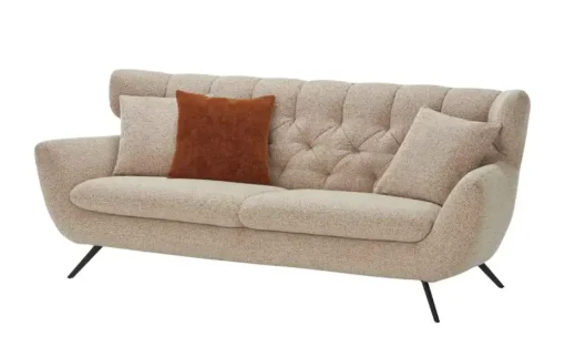 Jette Home Sofa Caldara | 3, Beige | Möbel Höffner