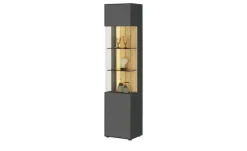Jette Home Vitrine Como | Graphit, links | Höffner