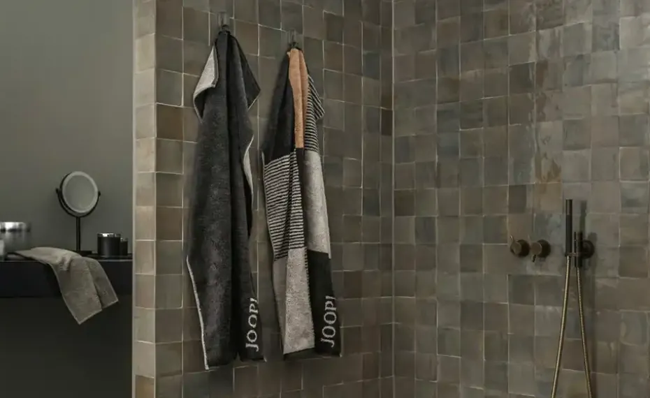 JOOP! Duschtuch J-Divided Doubleface | Grau, Steingrau