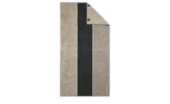 JOOP! Duschtuch JOOP 1658 Streifen | Graphit, Sand, Grau