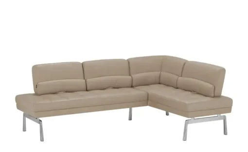 JOOP! Eckbank  Leder Loft | Hellbraun | Möbel Höffner