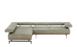 JOOP! Ecksofa Leder 24/7 8106 | Grau, links | Höffner