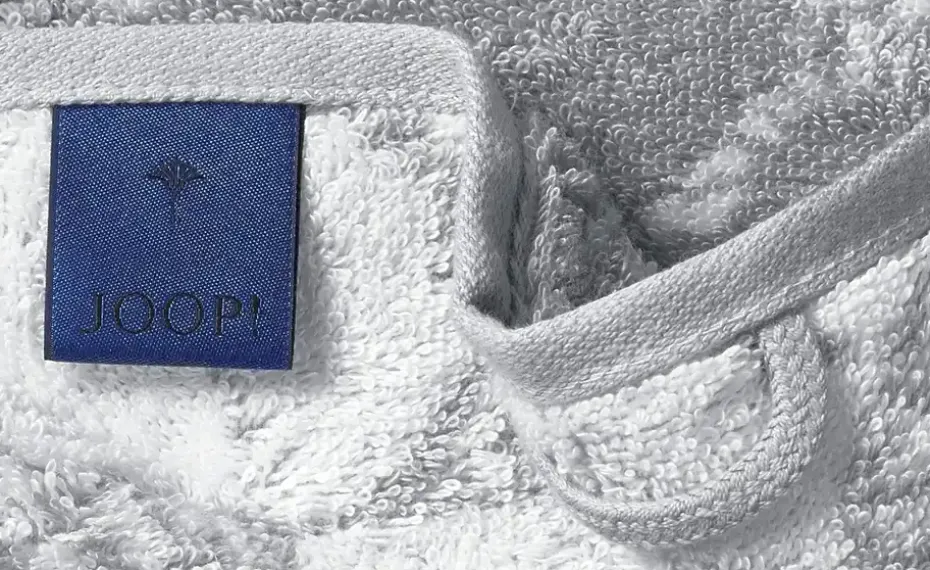 JOOP! Gästetuch JOOP 1611 Classic Conflower | Silbergrau, Grau