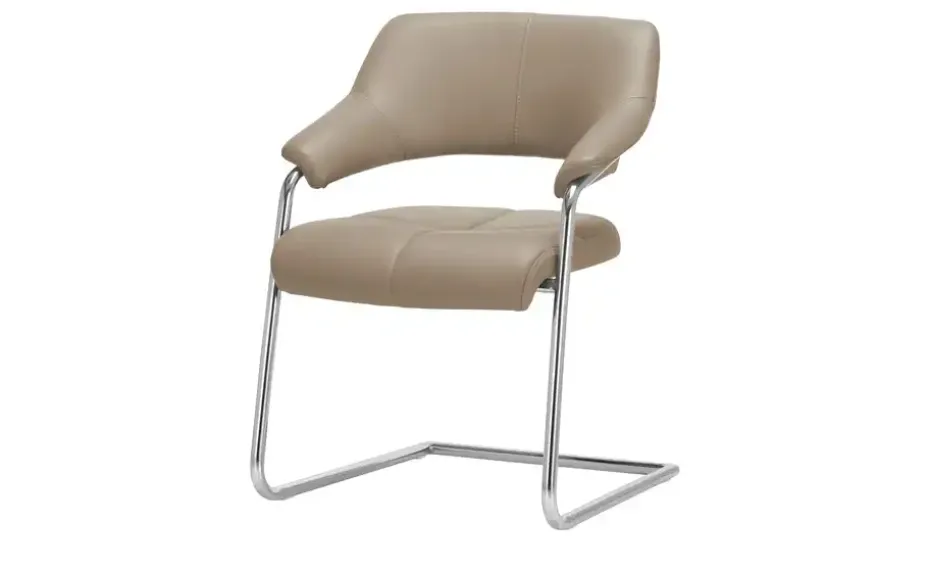 JOOP! Leder-Schwingstuhl Loft | Hellbraun | Höffner