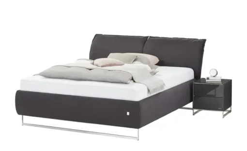 JOOP! Polsterbett Cubic Cushion | Dunkelgrau, 160 cm