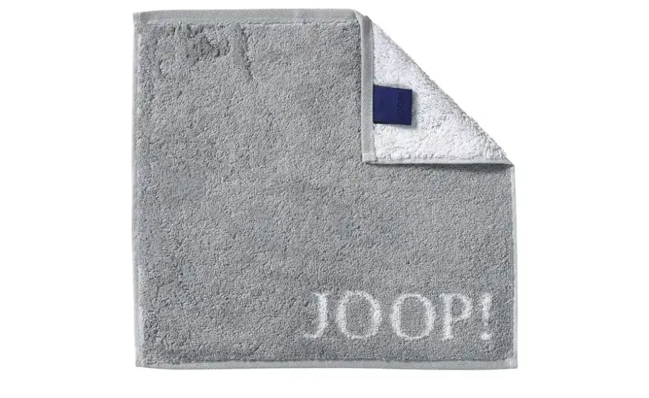 JOOP! Seiftuch Joop 1600 Classic Doubleface | Silbergrau, Weiß