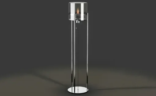 JOOP! Stehleuchte 1-flammig Round Lights Chrome