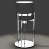 JOOP! Tischleuchte 1-flammig Textil Round Lights Chrome
