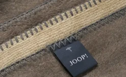 JOOP! Wohndecke JOOP! Melange-Doubleface | Hellbraun, Dunkelbraun