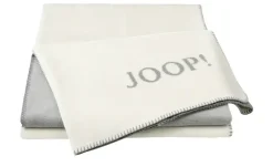 JOOP! Wohndecke JOOP! Melange-Doubleface | Beige, Silbergrau