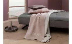 JOOP! Wohndecke Melange Doubleface | Beige, Rosa