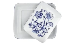 Kahla Butterdose "Rosella" Zwiebelmuster | Butterdose
