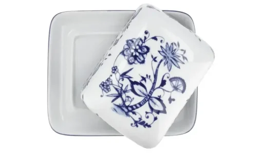 Kahla Butterdose "Rosella" Zwiebelmuster | Butterdose