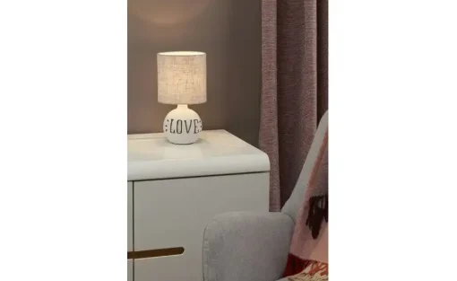 Keramik-Tischleuchte, 1-flammig, ´Love´ | Love