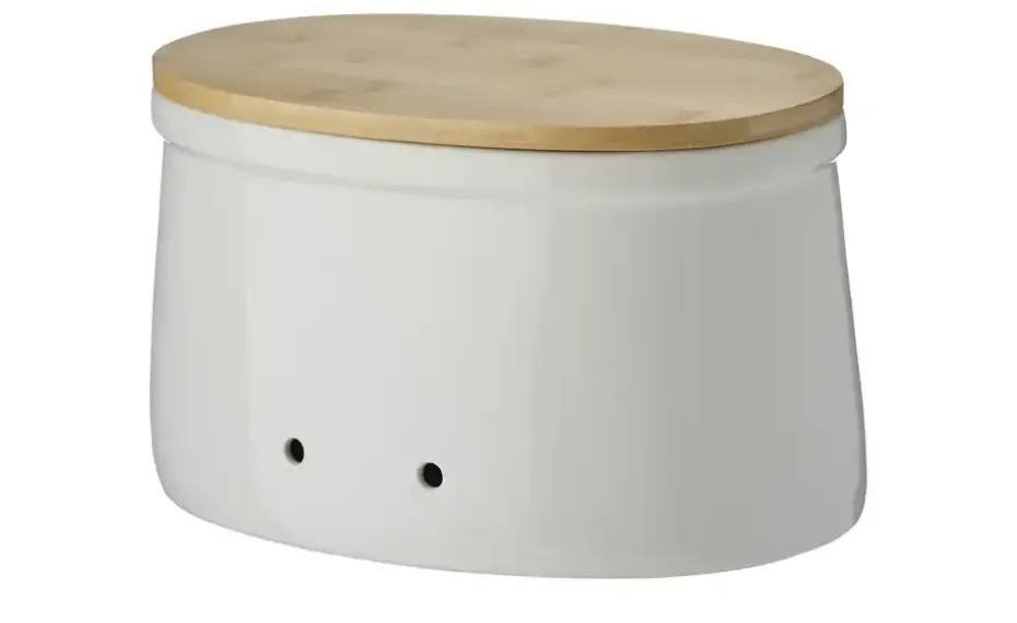 KHG Aufbewahrungsdose | Weiß, Aufbewahrung oval