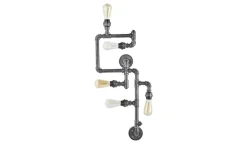 KHG Decken-/ Wandleuchte, 5-flammig Pipe | Höffner