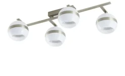 KHG Deckenleuchte | edelstahlfarben, matt | Höffner