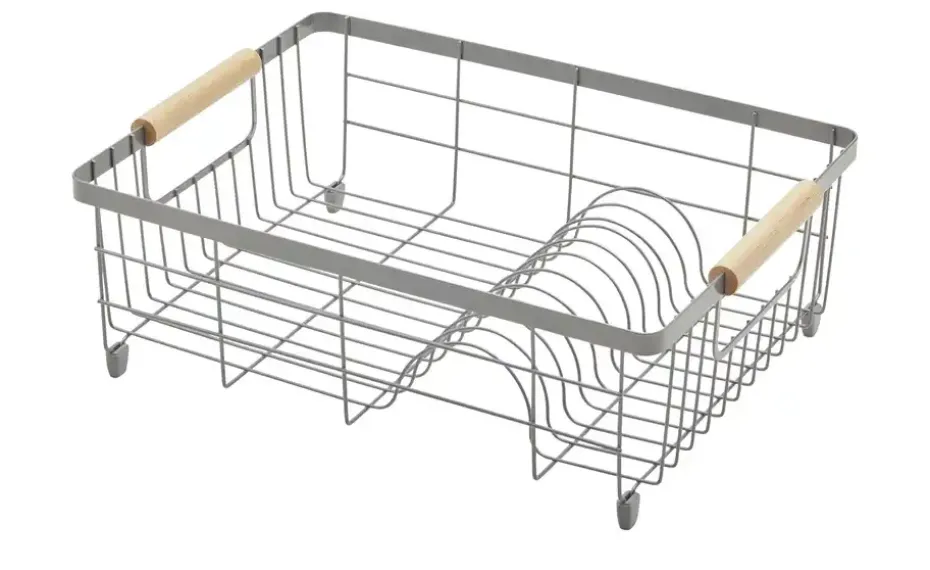 KHG Geschirrabtropfständer | Mit Holzgriffen | Höffner