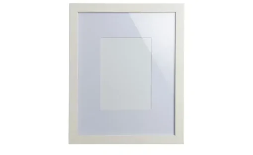 KHG Holz-Bilderrahmen 24x30 cm Toscana  | 24x30 cm, Weiß