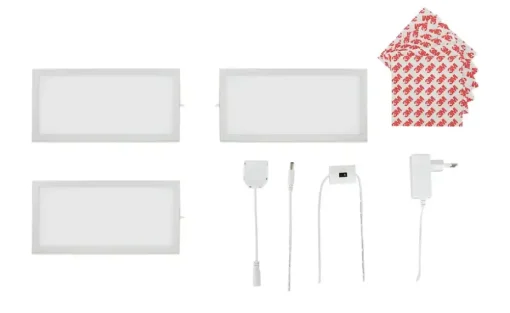 KHG Küchenunterbaubeleuchtung 3er-Set, rechteckig