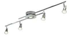 KHG LED- Deckenspot, 5- flammig, chrom | Möbel Höffner