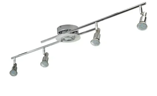 KHG LED- Deckenspot, 5- flammig, chrom | Möbel Höffner