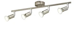 KHG LED- Deckenspot, 4-flammig, nickel matt | Höffner