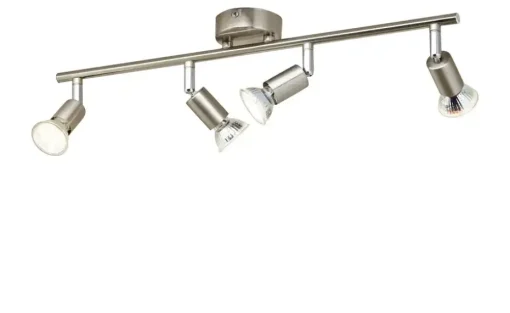 KHG LED- Deckenspot, 4-flammig, nickel matt | Höffner