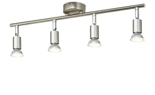 KHG LED- Deckenspot, 4-flammig, nickel matt | Höffner