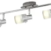KHG LED- Deckenstrahler, 3-flammig mit Glas | Höffner