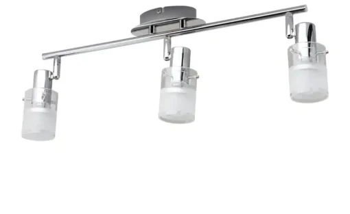 KHG LED- Deckenstrahler, 3-flammig mit Glas | Höffner