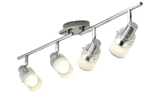 KHG LED- Deckenstrahler, 4-flammig mit Glas | Höffner
